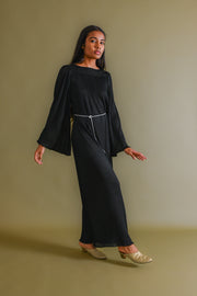 1970s Italian Micropleated Jersey Gown [xs/sm/med]