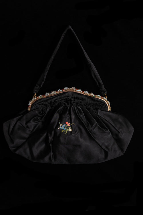 1930s French Point De Beauvais Purse