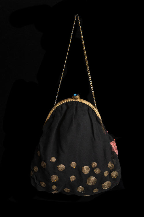 1920s Silk Ribbonwork Bullion Purse