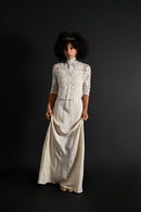 1900s Fine Handmade Lace Blouse [xs/sm]