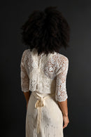 1900s Fine Handmade Lace Blouse [xs/sm]