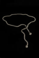 1950s Diamanté Tassel Belt