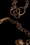1970s Brass Snake Chain Belt