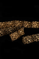 Edwardian Brass Repoussé Belt