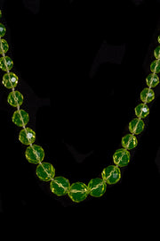 1920s Highlighter Czech Glass Necklace