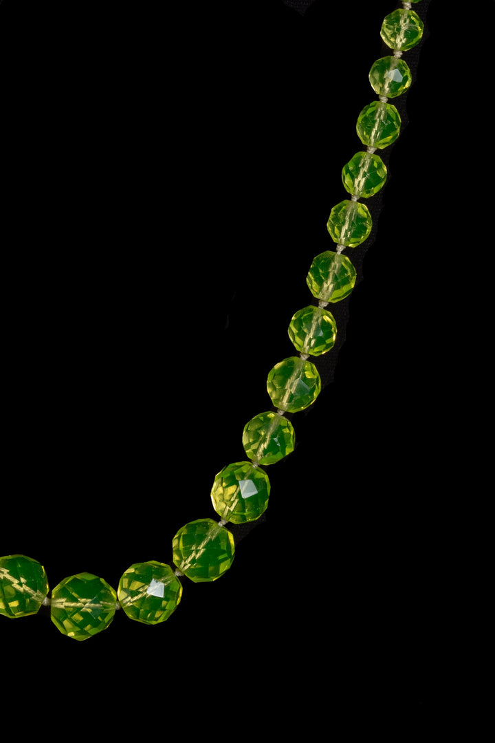 1920s Highlighter Czech Glass Necklace