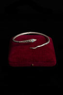 1920s Coin Silver Snake Bangle