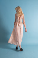 1930s Sweetheart French Silk and Lace Appliqué Slip [xs/sm]