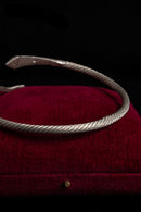 1920s Coin Silver Snake Bangle