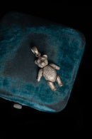Vintage Sterling Articulated Teddy Bear Charm