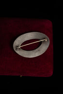 Art Nouveau Floral Enamel Brooch