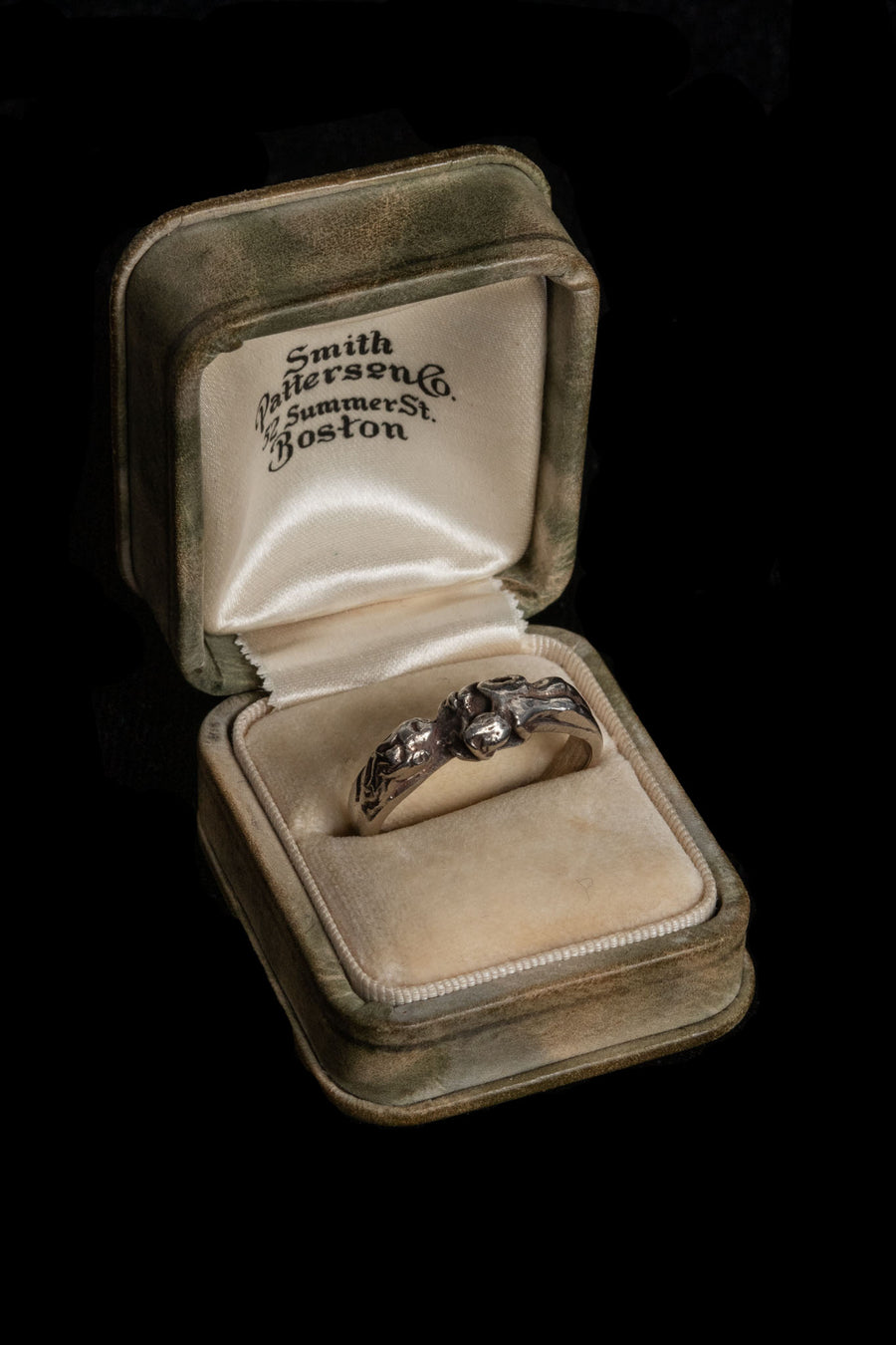 Midcentury Sterling Erotic Ring