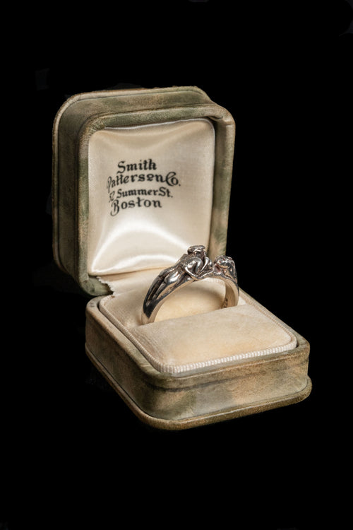 Midcentury Sterling Erotic Ring