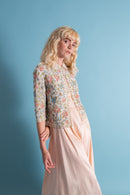 1950s Bullion Embroidered Butterfly Cardigan [sm/med]