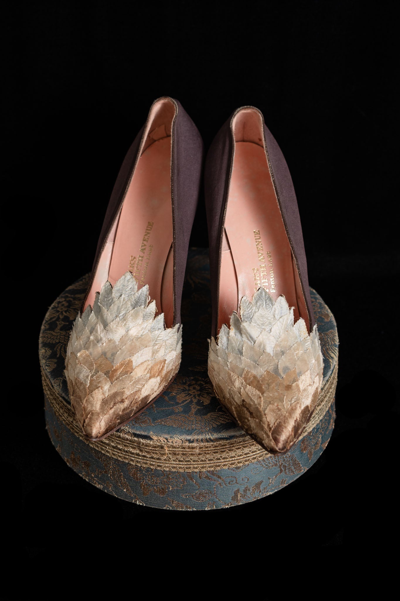 1950s Saks Feather Heels