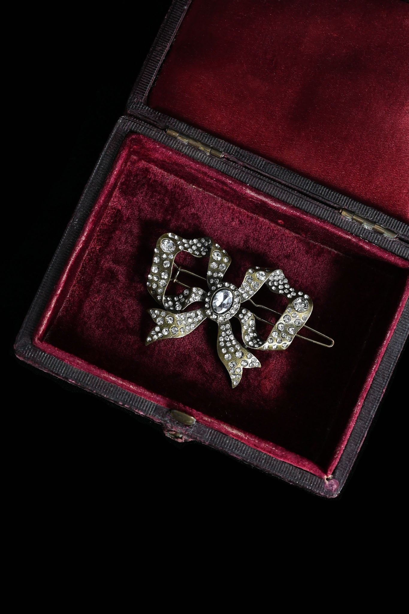 1960s Trompe L'Oeil Bow Barrettes