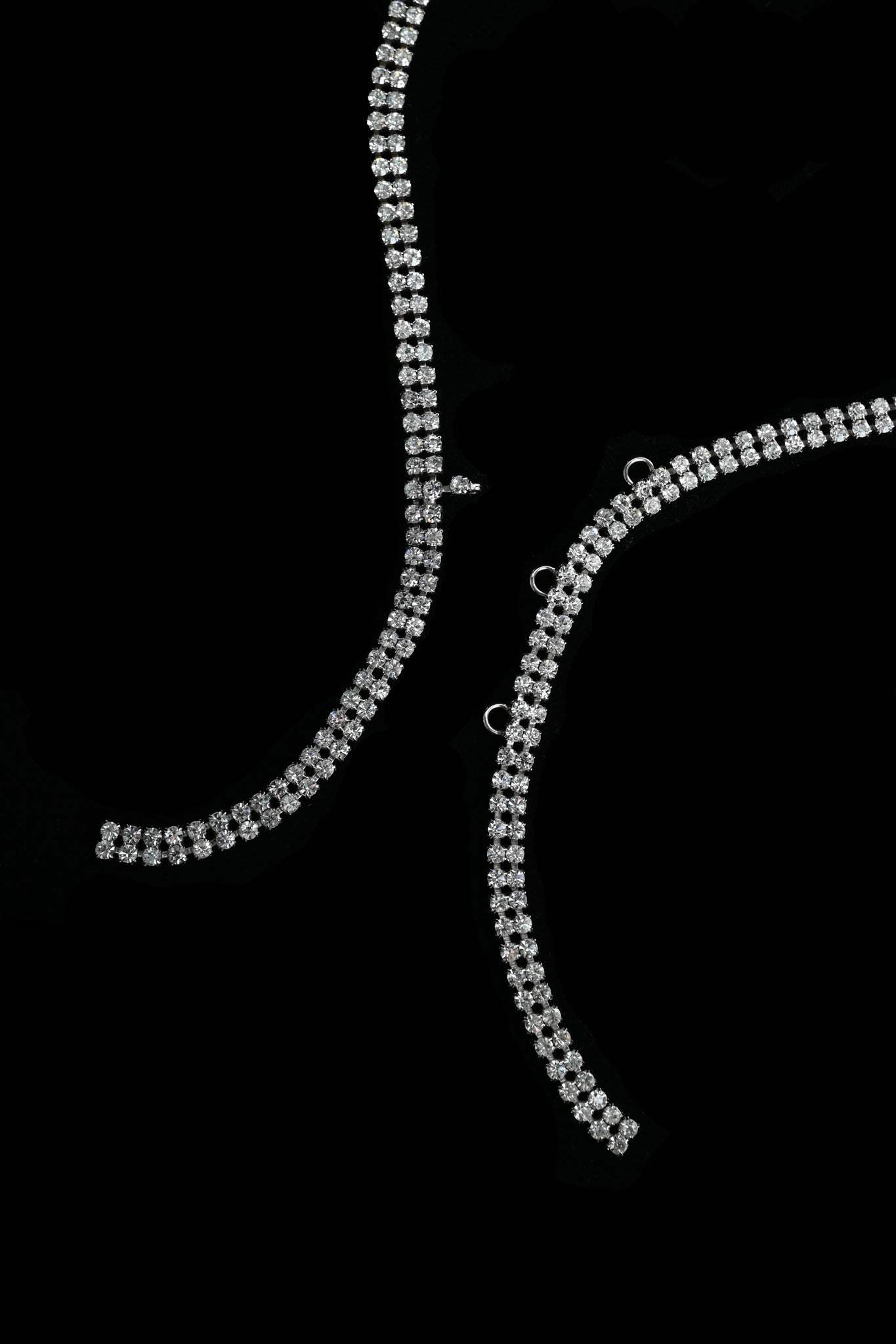 1950s Rhinestone Swag Belt