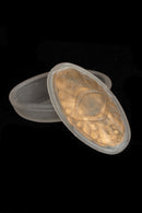 1920s Gold Reverse Painted Glass Trinket Box