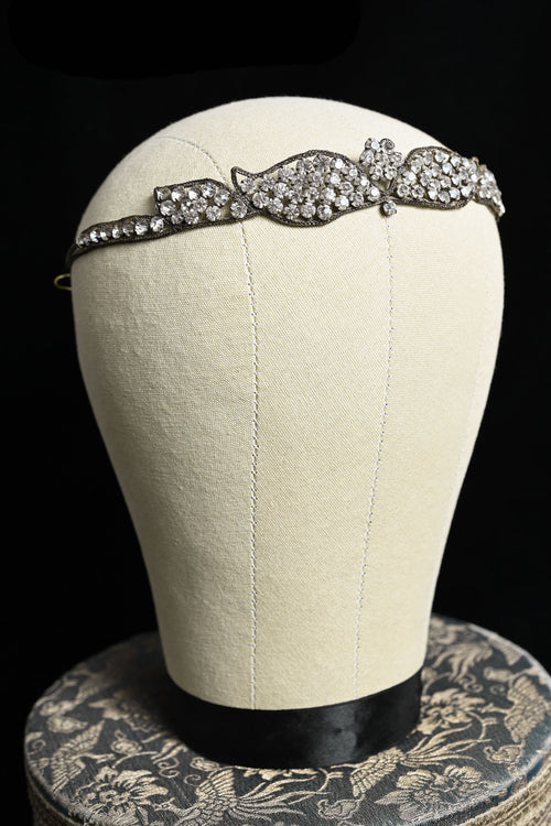1920s French Paste Flapper Headband