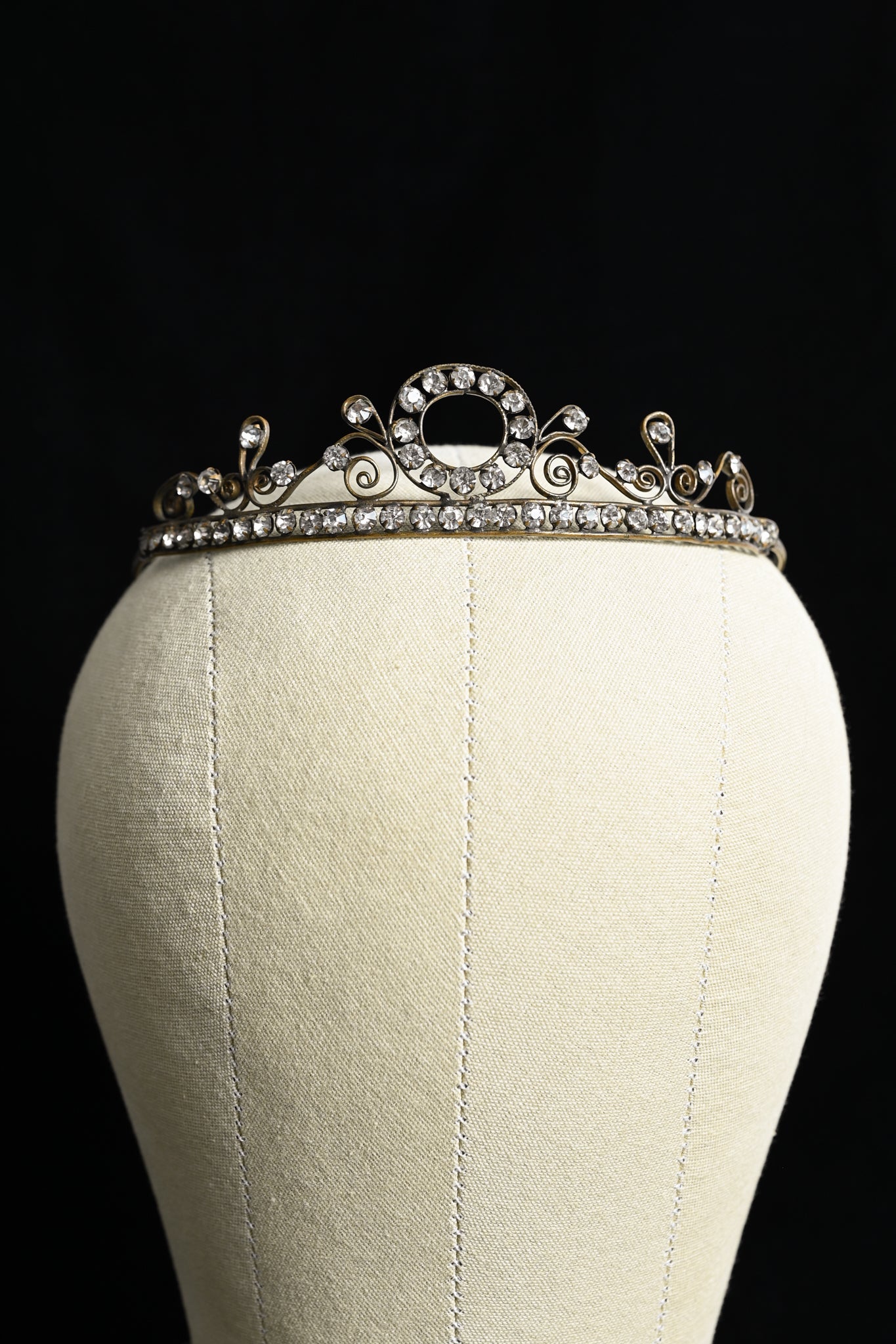 1920s French Paste Tiara