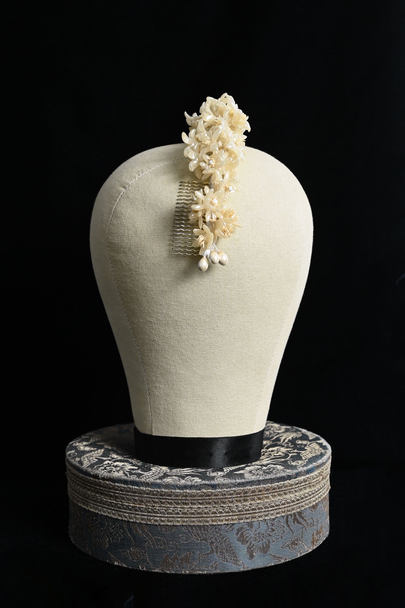 1930s Orange Blossom Wax Bridal Crown