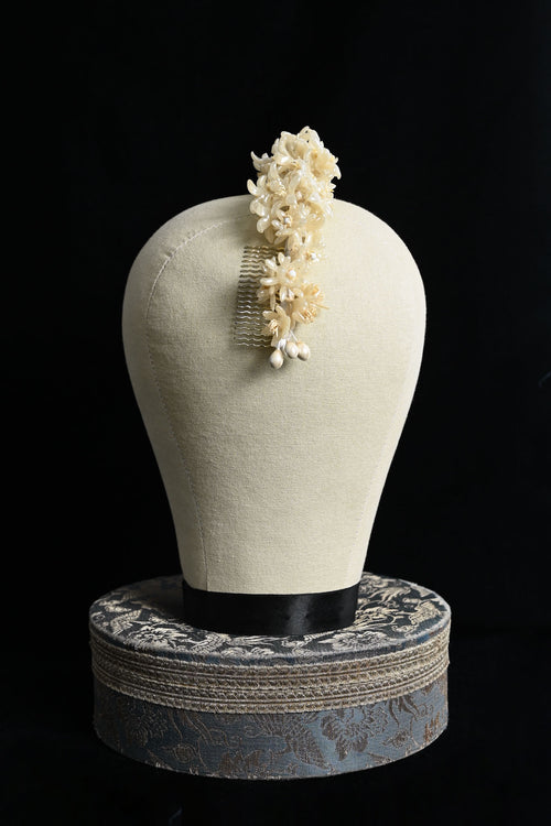 1930s Orange Blossom Wax Bridal Crown