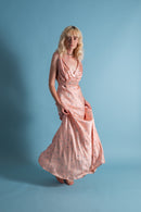 1930s Bow Print + Threadwork Silk Slip [sm/med]