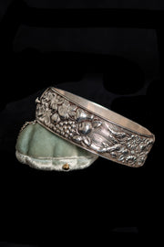 Art Nouveau Sterling Harvest Bangle