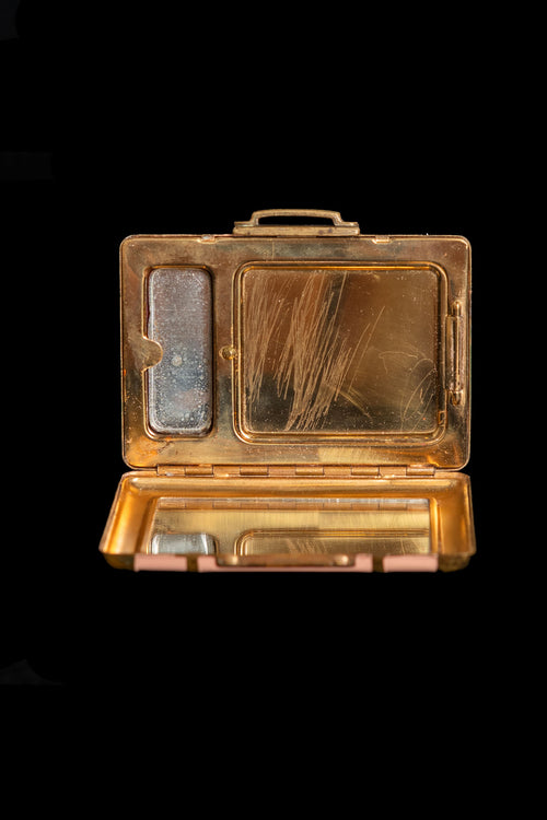 1940s New York Suitcase Souvenir Compact