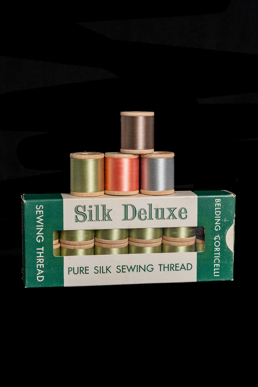 Antique Deadstock Belding Corticelli Silk Thread Set [Pastel]