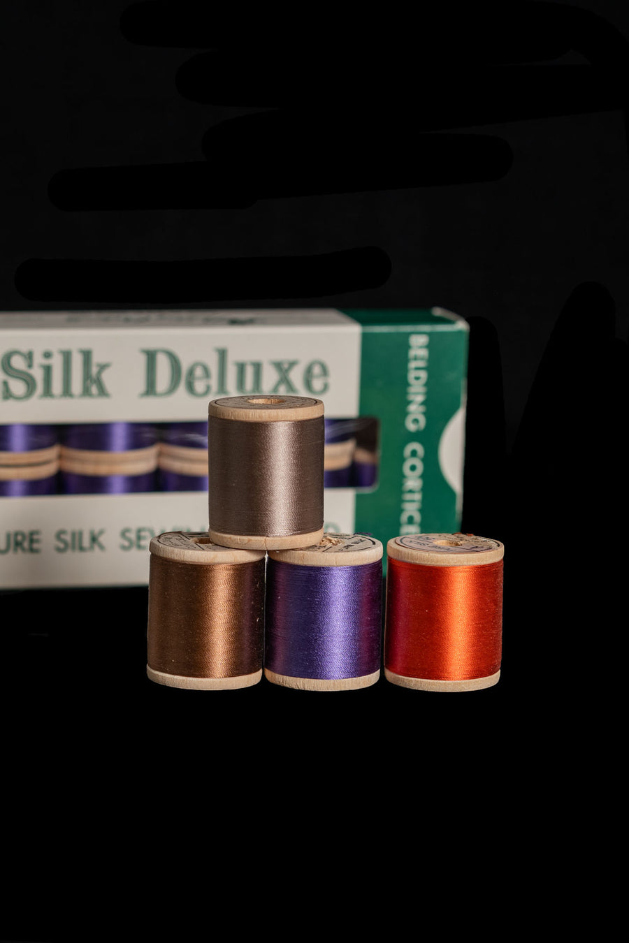 Antique Deadstock Belding Corticelli Silk Thread Set [Autumn]