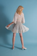 Edwardian Ice Blue Insertion Lace Trousseau Jacket [sm/med/lrg]