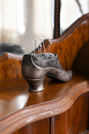 Victorian Pointed Shoe Calico Pincushion