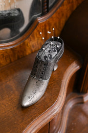 Victorian Pointed Shoe Calico Pincushion