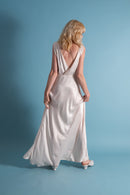 1930s Ivory Silk and Lace Gown [sm/med/lrg]