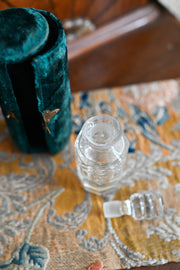 Antique Cut Crystal Perfume Bottle with Original Box