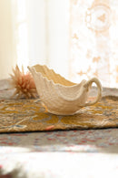 Midcentury Belleek Neptune Gravy Boat