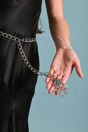 Vintage Skeleton Key Chain Swag Belt