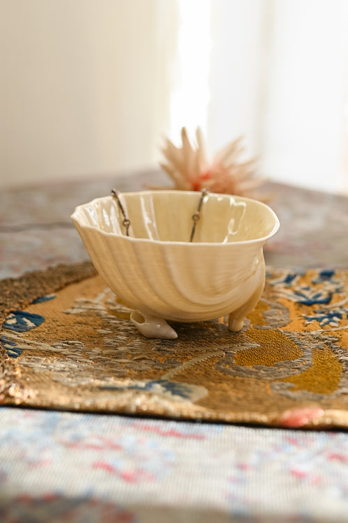 Midcentury Belleek Neptune Catchalls