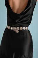 c1900 Art Nouveau Lady Chatelaine Belt [xs/sm]