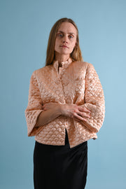 1930s Chinese Silk Quilted Jacket [xs/sm/med]