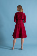 1960s Sybil Connolly Couture Micropleated Ensemble [xs/sm]