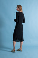 1930s Monochrome Rayon Knit Ensemble [sm/med/lrg]