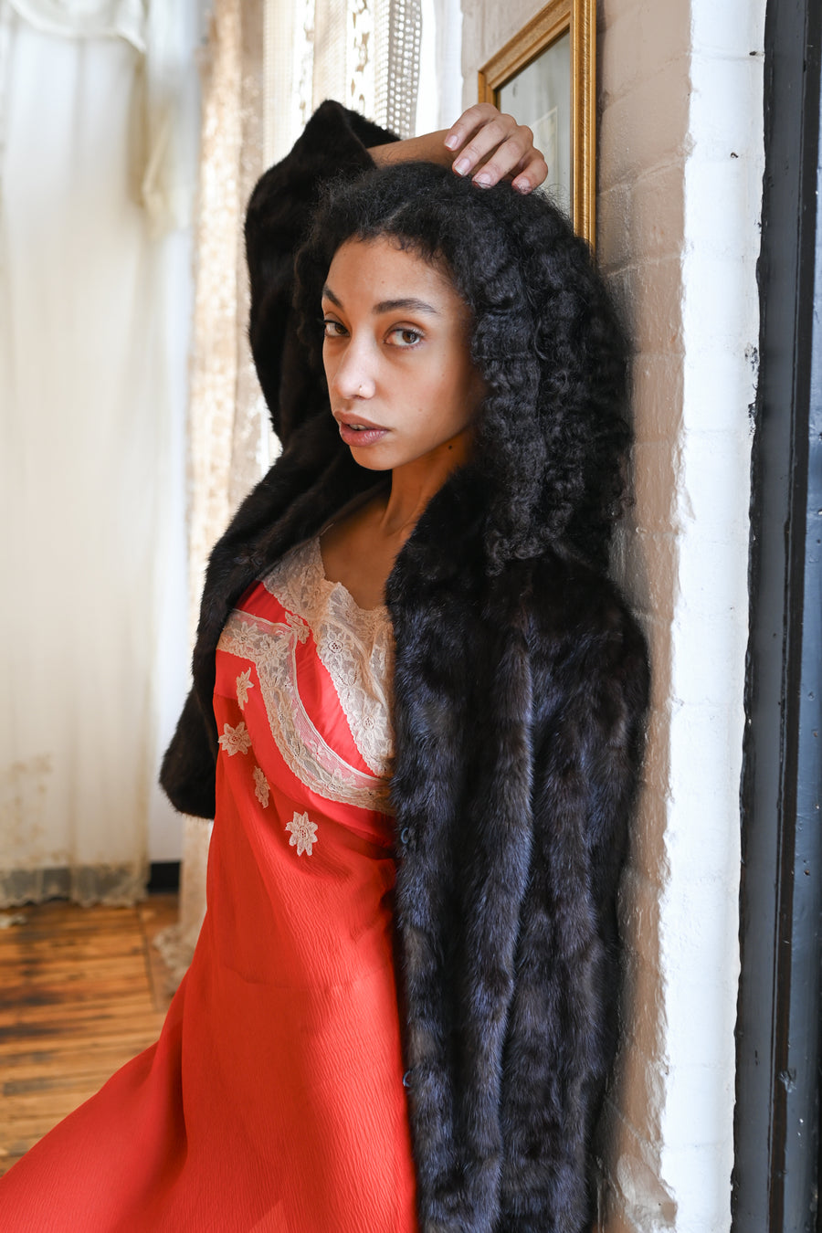 1950s Dark Chocolate Mink Fur Jacket