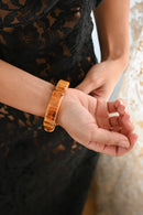 Midcentury Bakelite Buckle Clamper Bracelet