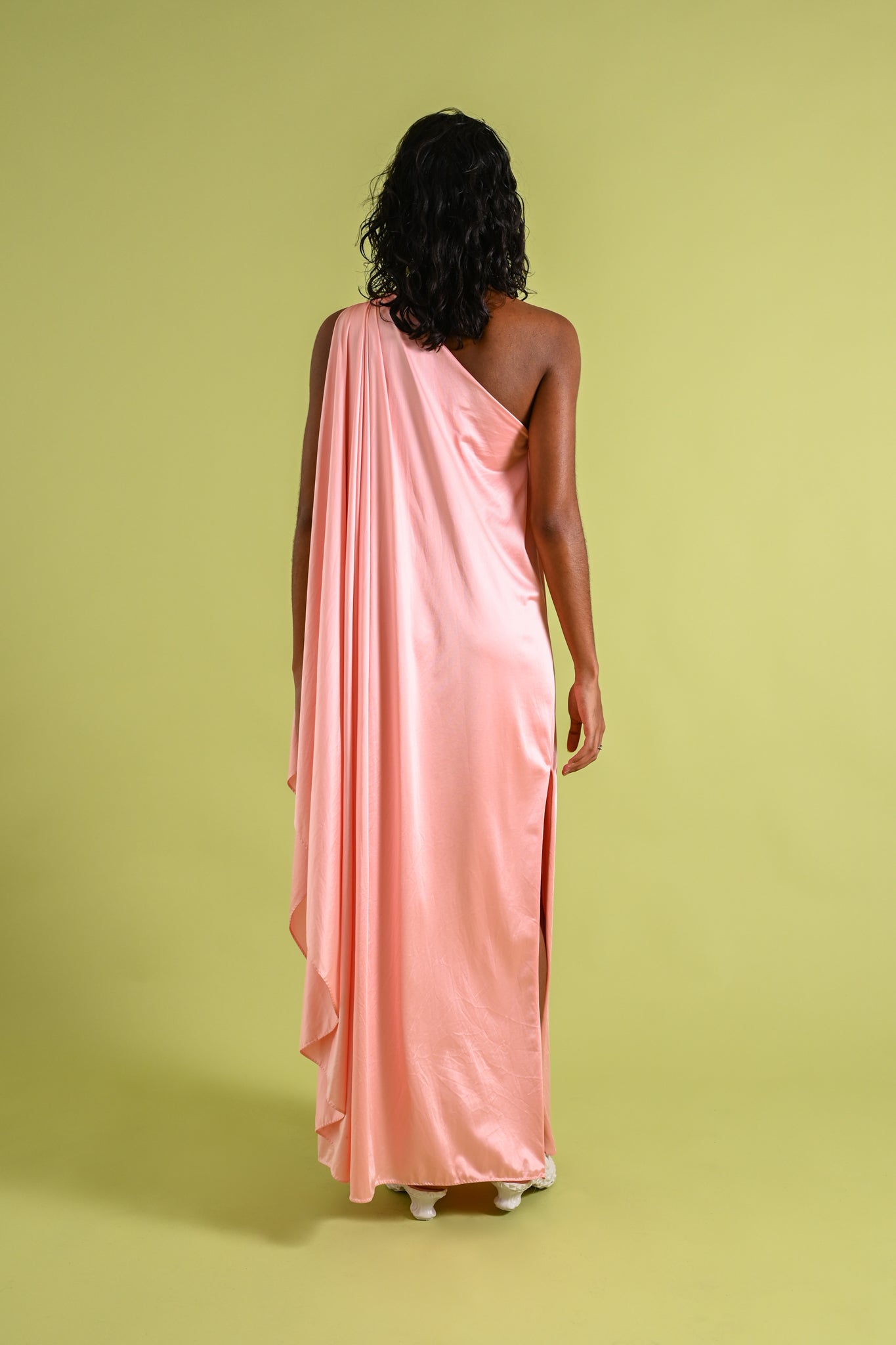 1970s Halston for Formfit Rogers Goddess Gown [med/lrg]