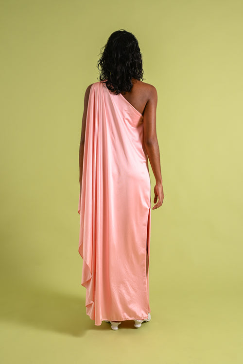 1970s Halston for Formfit Rogers Goddess Gown [med/lrg]