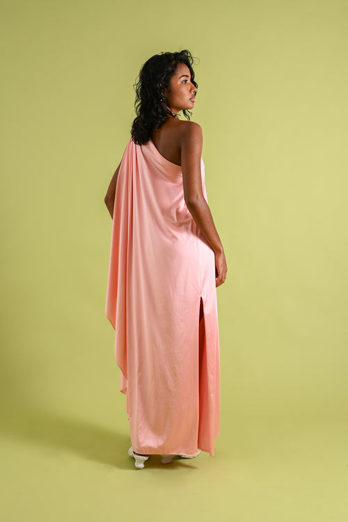 1970s Halston for Formfit Rogers Goddess Gown [med/lrg]