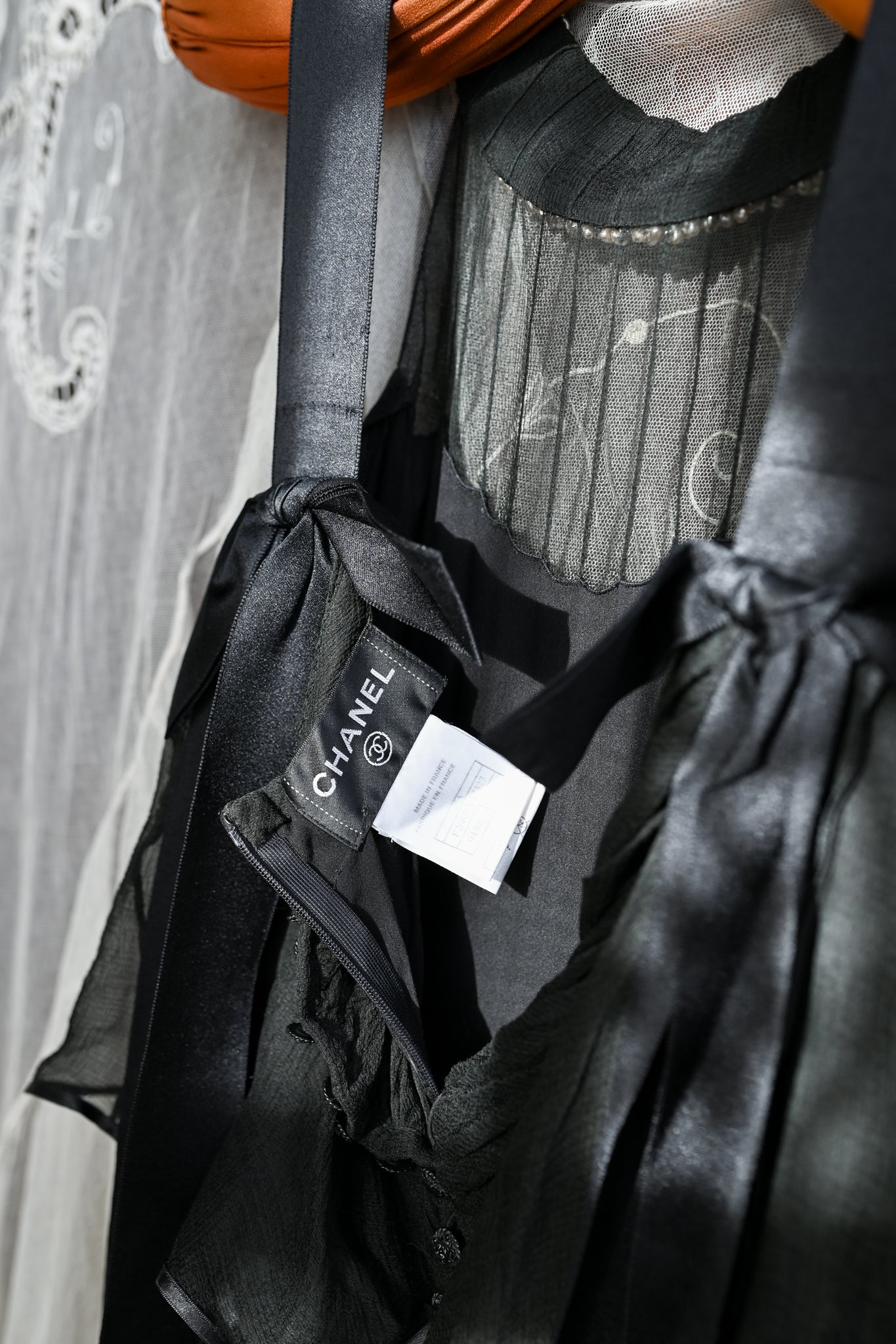 Chanel A/W 2005 Pearls + Bows LBD