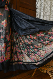 1920s Silk Lamé Robe de Style Gown